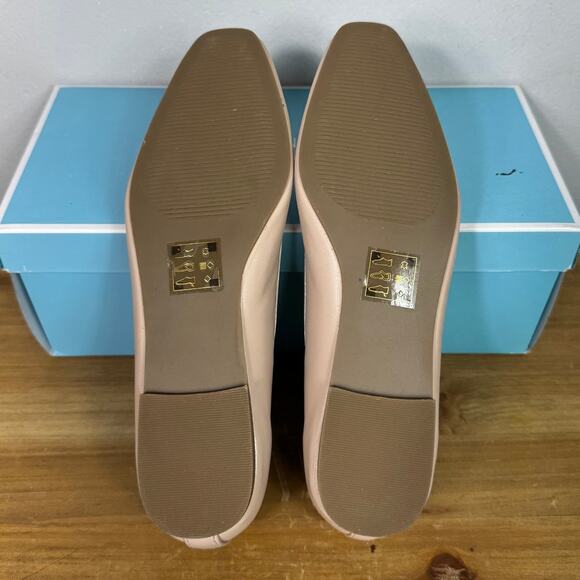 New Draper James Taylor Flats in Beige Leather Women's Size 6 - Picture 9 of 9
